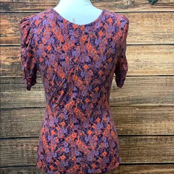 3/$20 Free People Floral Top - Picture 8 of 8